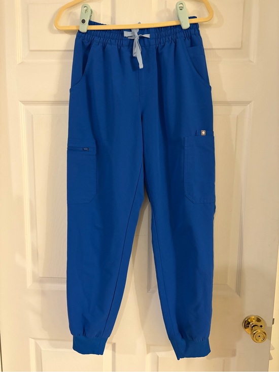Figs Pants - Figs Uman relaxed fit joggers scrub pants women’s small blue po 5620